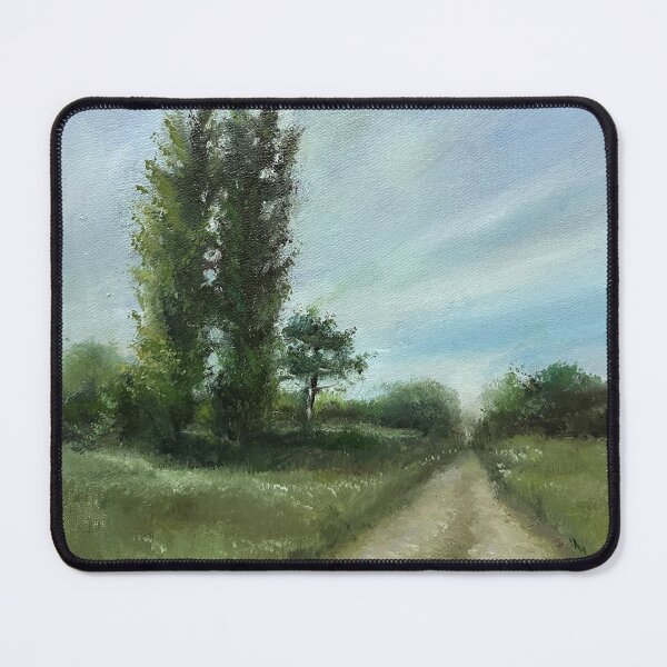 Item preview, Pathway Painting Landscape Artwork Rustic Art Farmhouse Decor vintage style Art designed and sold by Tamarioniart.