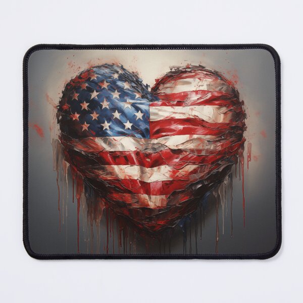 Item preview, heart usa art designed and sold by GeauxTigs225.