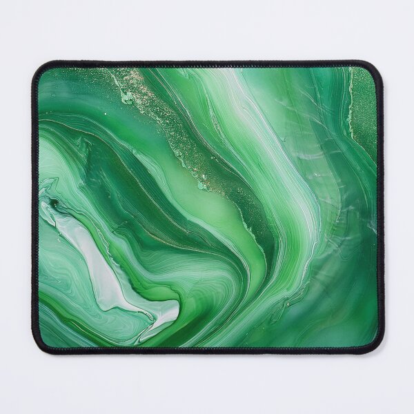 Item preview, Forest Nature’s Harmony: Calming Abstract Patterns in Vibrant Green Tones Peaceful designed and sold by Teemaniac.