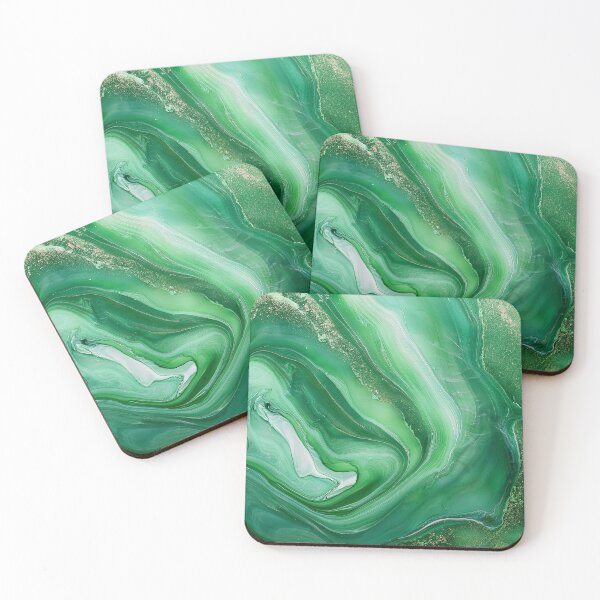 Item preview, Forest Nature’s Harmony: Calming Abstract Patterns in Vibrant Green Tones Peaceful designed and sold by Teemaniac.