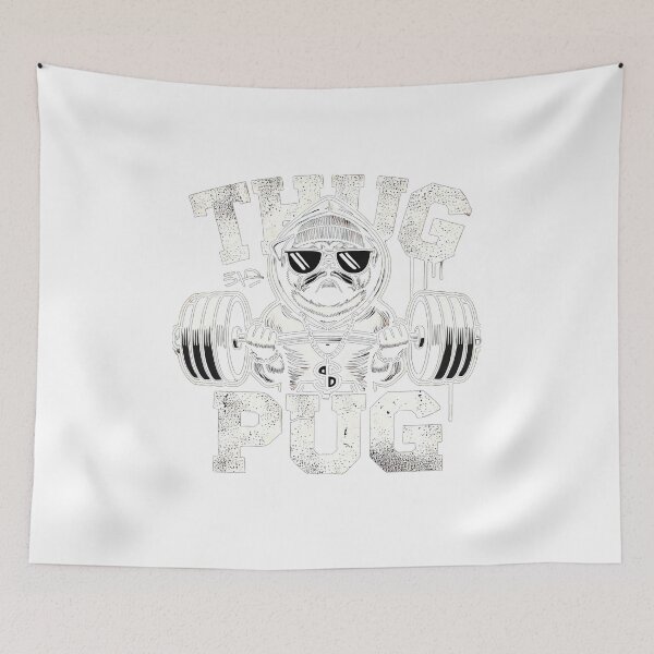 Item preview, Thug Pug designed and sold by StagInk.