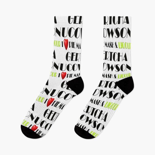 Item preview, I Love London Pie, Mash & Liquor V6n designed and sold by RetrospectUK.