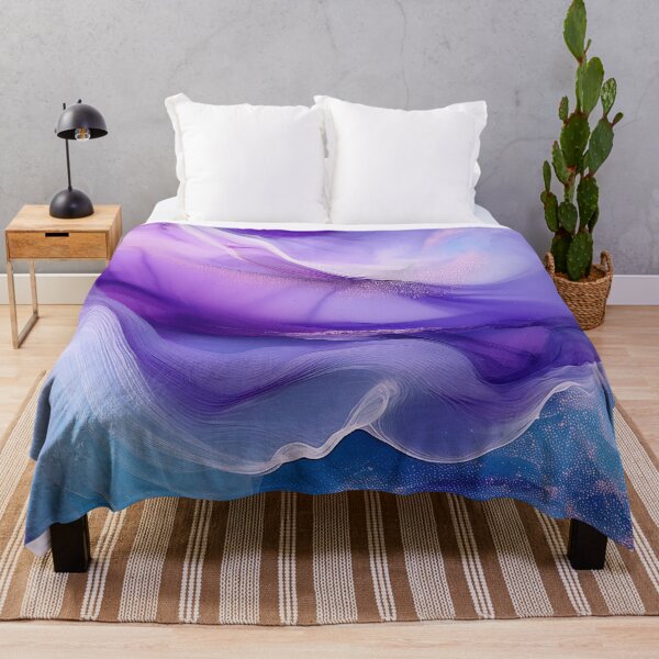 Item preview, Mystic Serenity: Sensual Abstract Patterns in Elegant Purple Tones Peaceful Calming designed and sold by Teemaniac.