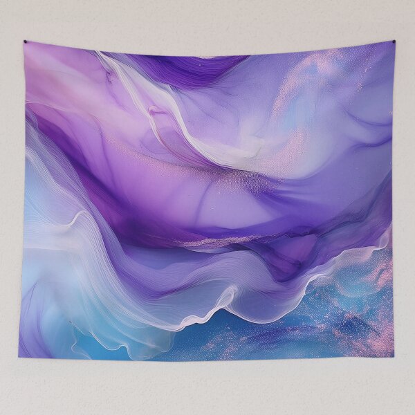 Item preview, Mystic Serenity: Sensual Abstract Patterns in Elegant Purple Tones Peaceful Calming designed and sold by Teemaniac.