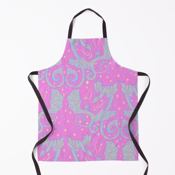 Artikelvorschau, Dragon Duel - Mystic Blaze in Pink, Grau, Blau, Gelb entworfen und verkauft von wild.geranium.design.