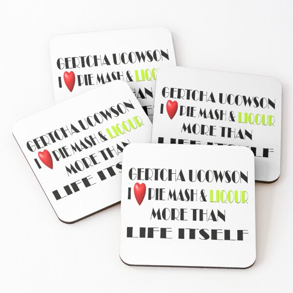 Item preview, I Love London Pie, Mash & Liquor V6e designed and sold by RetrospectUK.