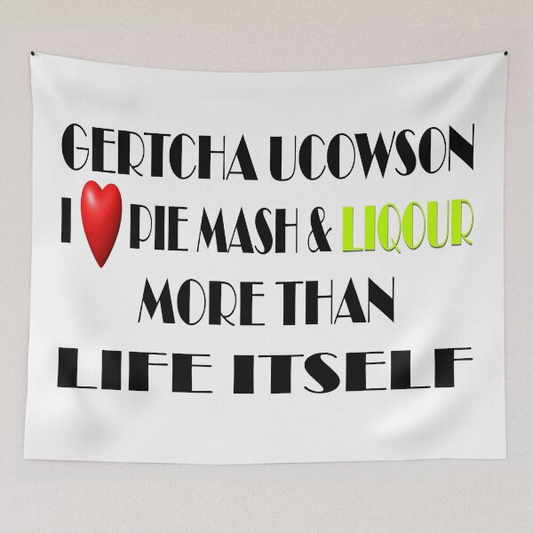 Item preview, I Love London Pie, Mash & Liquor V6e designed and sold by RetrospectUK.