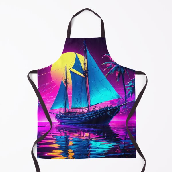 Item preview, 80s retro sailing ship designed and sold by Talpha.