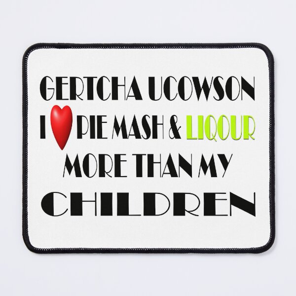 Item preview, I Love London Pie, Mash & Liquor V6d designed and sold by RetrospectUK.