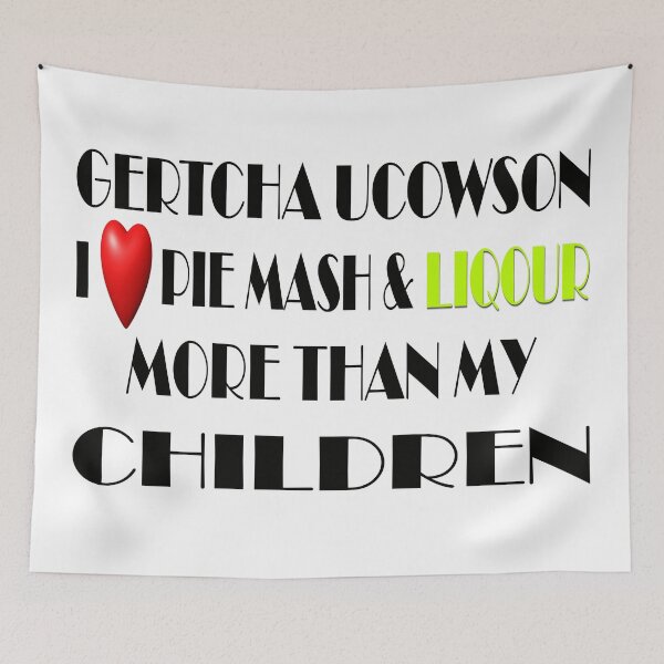 Item preview, I Love London Pie, Mash & Liquor V6d designed and sold by RetrospectUK.