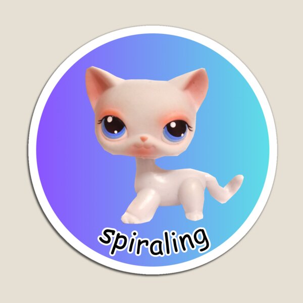 Item preview, littlest pet shop 'spiraling" cat 2.0 designed and sold by kaitlynraeart.