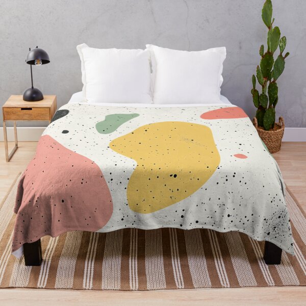 Item preview, Colorful abstract shapes on texture designed and sold by anytka.