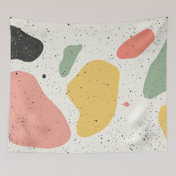 Item preview, Colorful abstract shapes on texture designed and sold by anytka.