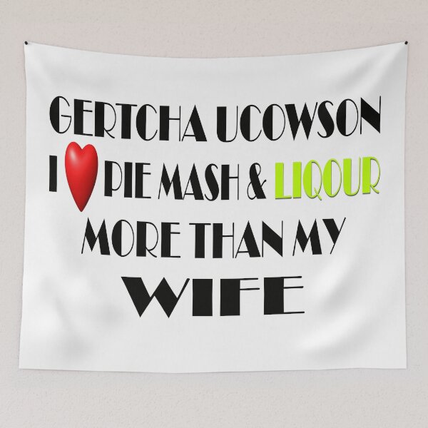 Item preview, I Love London Pie, Mash & Liquor V6c designed and sold by RetrospectUK.