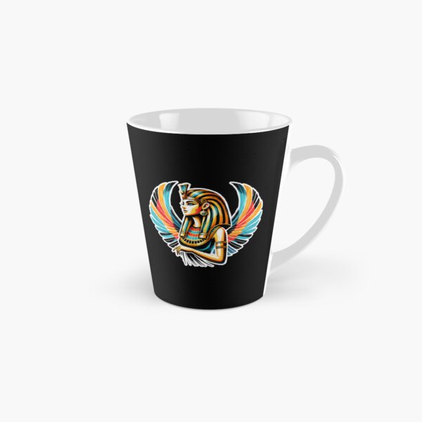 Vista previa del artículo con la obra «Arte de la reina egipcia: diosa inspirada en Cleopatra, poder femenino y diseño mitológico», diseñado y vendido por DrawHandArt.