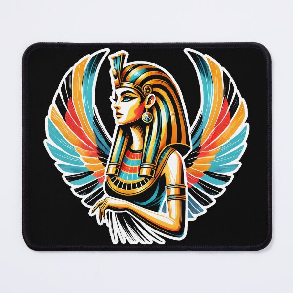 Item preview, Egyptian Queen Art – Cleopatra Inspired Goddess, Feminine Power, and Mythology Design designed and sold by DrawHandArt.