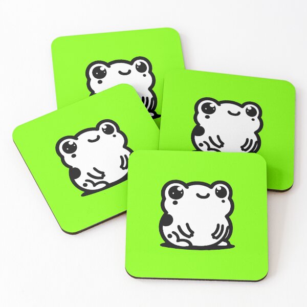 Item preview, Cute Frog B&W - Minimalist Frog Art designed and sold by happyartworks.