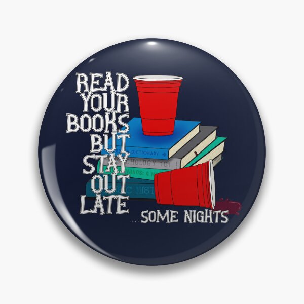 Item preview, JM read your books navy designed and sold by Kat McIntyre Art.