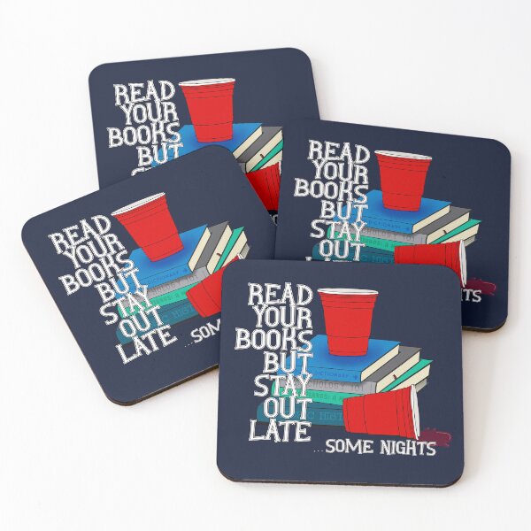 Item preview, JM read your books navy designed and sold by Kat McIntyre Art.