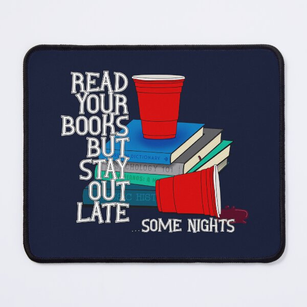 Item preview, JM read your books navy designed and sold by Kat McIntyre Art.