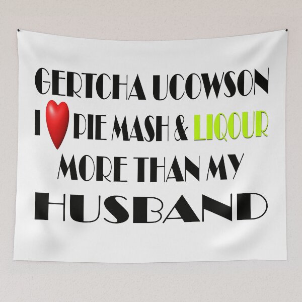 Item preview, I Love London Pie, Mash & Liquor V6b designed and sold by RetrospectUK.