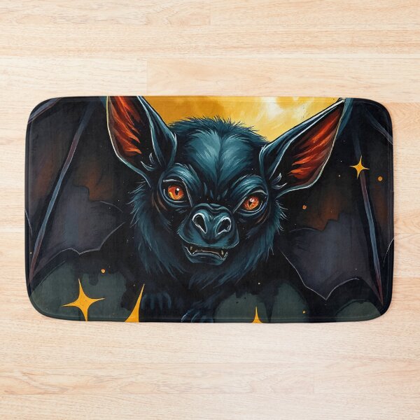 Item preview, Midnight Bat & Full Moon – Nocturnal Animal Art designed and sold by WildlifeInc.
