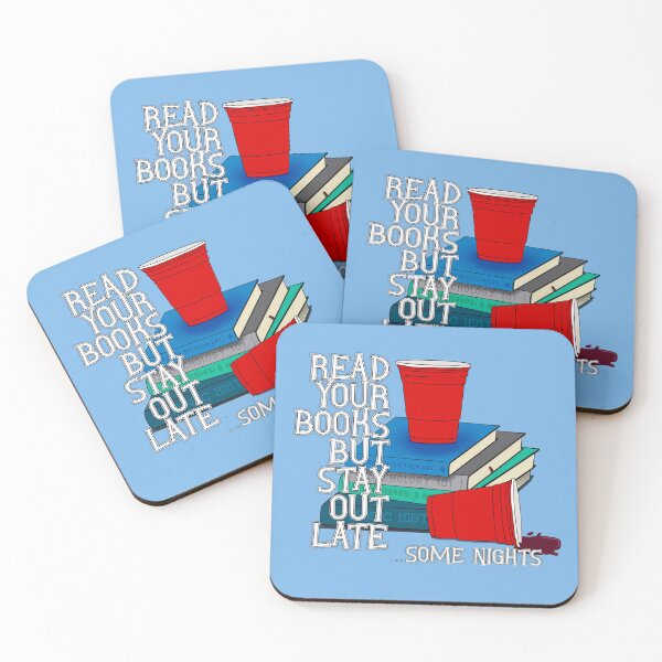 Item preview, JM read your books light blue designed and sold by Kat McIntyre Art.