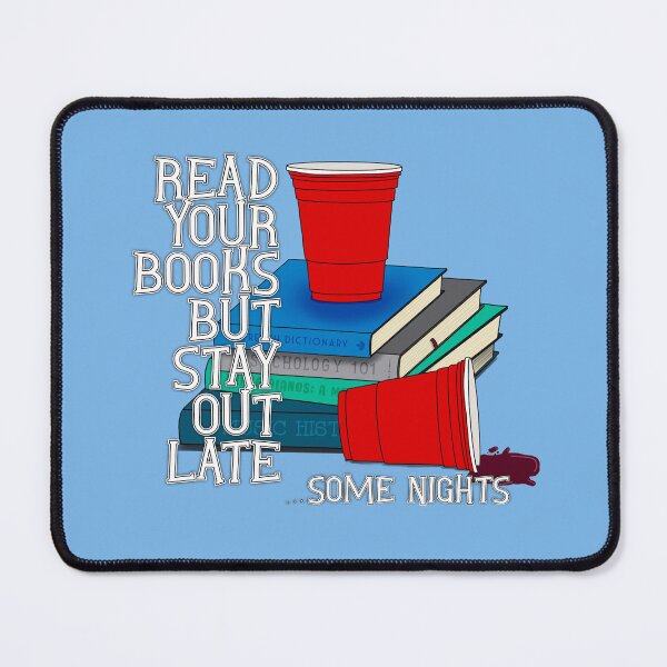 Item preview, JM read your books light blue designed and sold by Kat McIntyre Art.