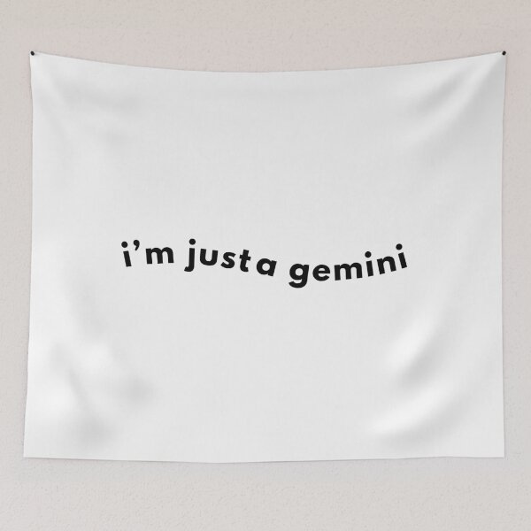 Item preview, "I'm just a gemini" designed and sold by NovAstrologyHub.