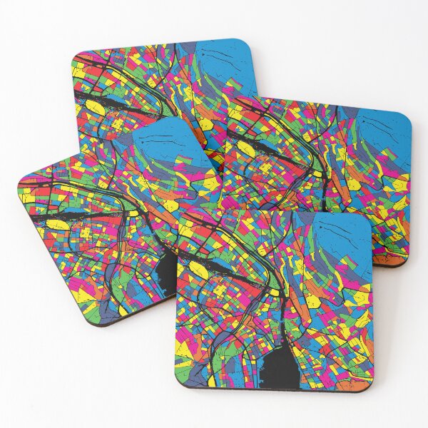 Item preview, Zurich City Map Pop Art designed and sold by Stadify.