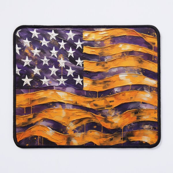 Artikelvorschau, USA-Flagge mit LSU-Motiven entworfen und verkauft von GeauxTigs225.