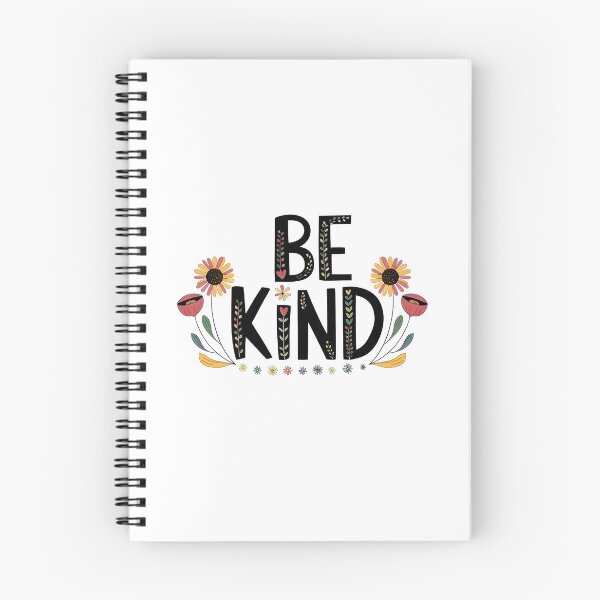 Artikelvorschau, Be Kind - Verspieltes Blumenarrangement mit Schriftzug entworfen und verkauft von MOBI-CASE.