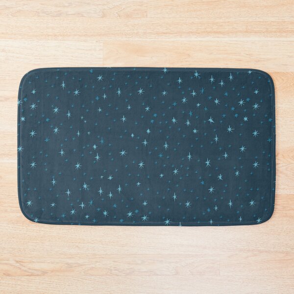 Item preview, Dragon Duel Coordinate - Night Sky Stars in Dark Blues designed and sold by wild.geranium.design.