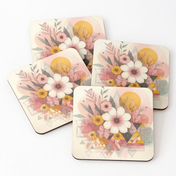 Item preview, Modern Floral White Abstract Flowers  designed and sold by GraphicsClub.
