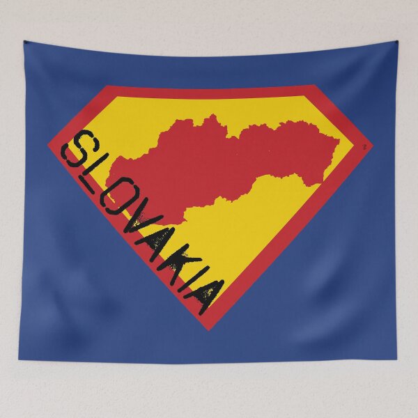 Item preview, SUPER SLOVAK SHIELD - Freedom Is The Superpower -   SUPERHERO SLOVAKIA spellout design designed and sold by pelagio.