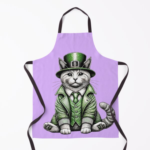 Item preview, Dapper Kitty: St. Patrick’s Day Cat designed and sold by TSQ.