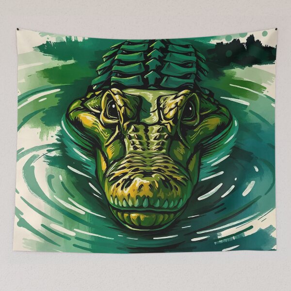Item preview, Crocodile Watch – Predator in the Swamp designed and sold by WildlifeInc.