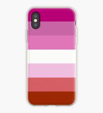 Vinilo o funda para iPhone Lipstick Lesbian Pride Flag
