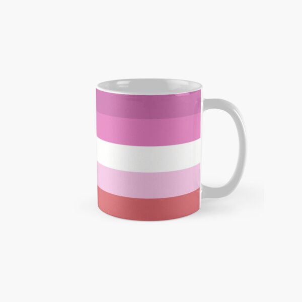 Lipstick Lesbian Pride Flag Classic Mug