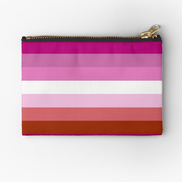 Lipstick Lesbian Pride Flag Zipper Pouch