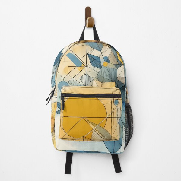 Item preview, Modern Floral Yellow Blue Abstract Flowers designed and sold by GraphicsClub.