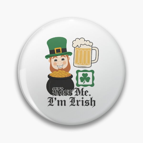 Item preview, St patricks day | Kiss me I'm IRISH designed and sold by RedCircleArt.