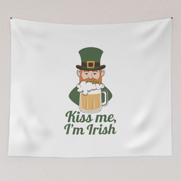Item preview, St patricks day | Kiss me I'm IRISH designed and sold by RedCircleArt.
