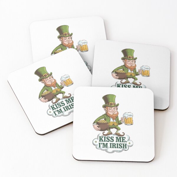 Item preview, St patricks day | Kiss me I'm IRISH designed and sold by RedCircleArt.