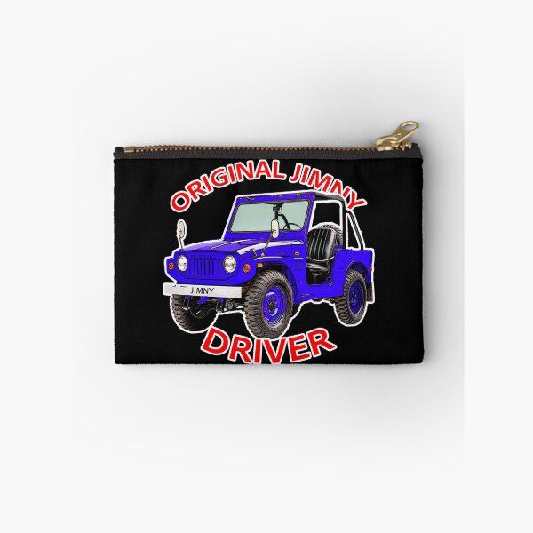 Item preview, Vintage Bright Blue Lime Suzuki Jimny 4x4 Classic Off-Road Art designed and sold by Michael van der Hoorn.