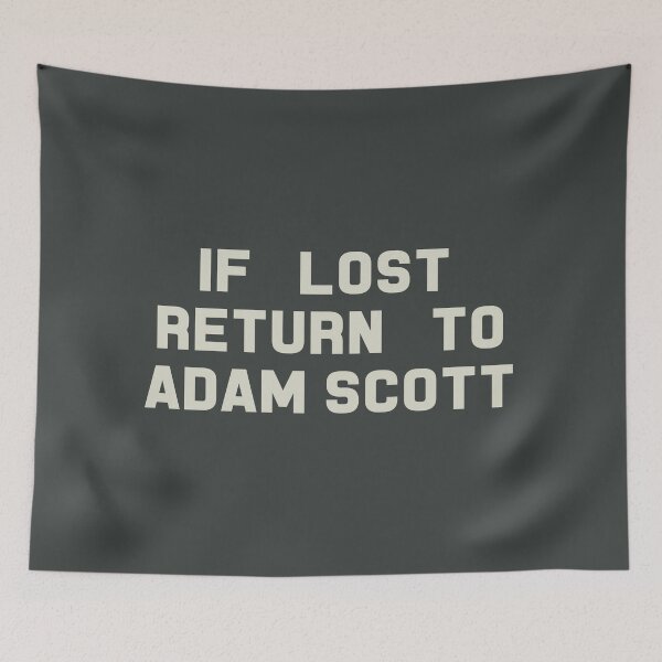 Item preview, If Lost Return to Adam Scott Tee designed and sold by deluluhaze.