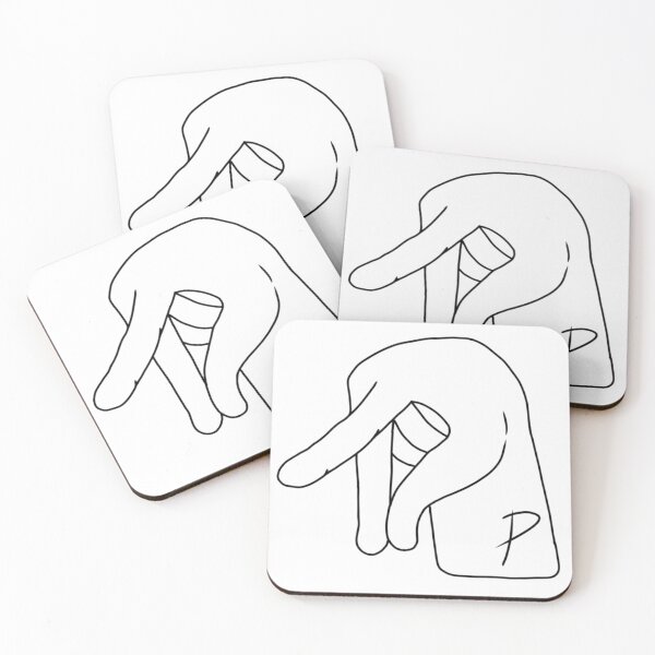 Item preview, ASL letter P designed and sold by Artistkhg.