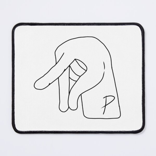 Item preview, ASL letter P designed and sold by Artistkhg.