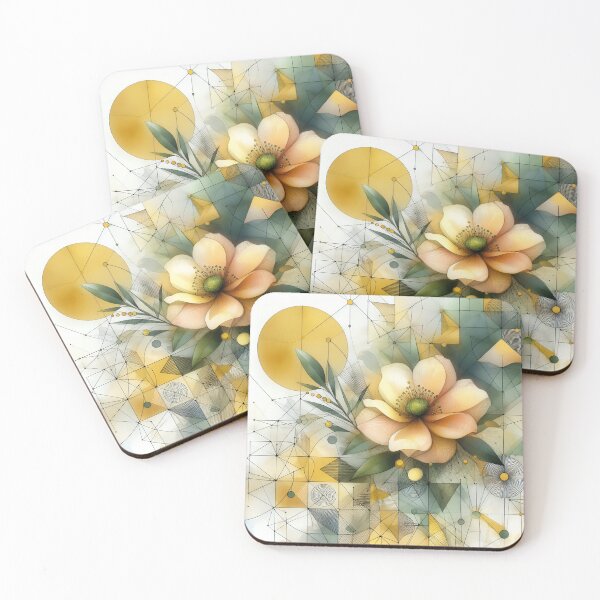 Item preview, Modern Floral Yellow Abstract Flower designed and sold by GraphicsClub.