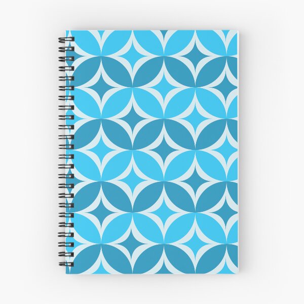 Item preview, Retro Blue Atomic Starburst Pattern  designed and sold by newburyboutique.